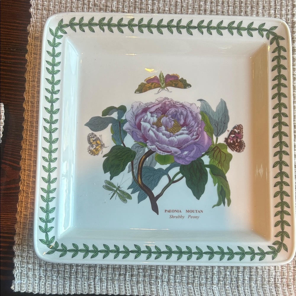 EUC Portmeirion square platter; 11x10.75